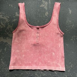 Aeropostale Cropped Ribbed Tank